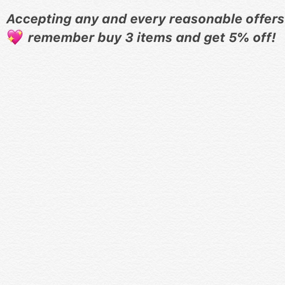 Send me your offers! 🥰